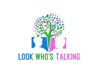 Look Whos Talking logo design by uttam