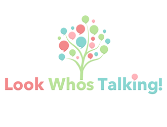 Look Whos Talking logo design by megalogos
