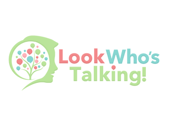 Look Whos Talking logo design by megalogos