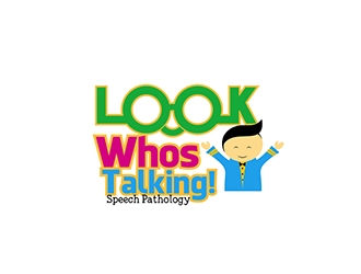 Look Whos Talking logo design by Aqif