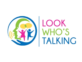 Look Whos Talking logo design by ingepro