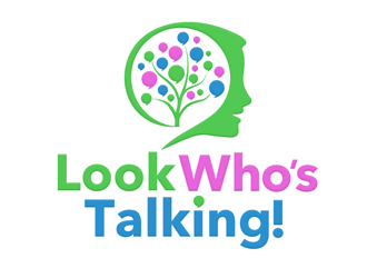 Look Whos Talking logo design by megalogos