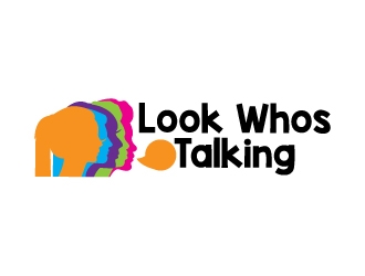 Look Whos Talking logo design by KDesigns