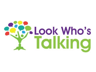 Look Whos Talking logo design by shere