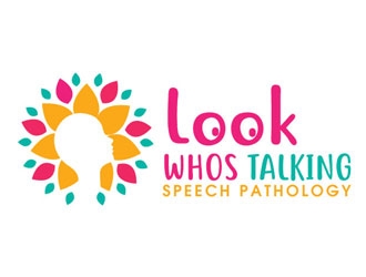 Look Whos Talking logo design by shere