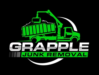 grapple junk removal logo design by DreamLogoDesign
