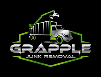 grapple junk removal logo design by DreamLogoDesign