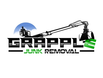 grapple junk removal logo design by DreamLogoDesign