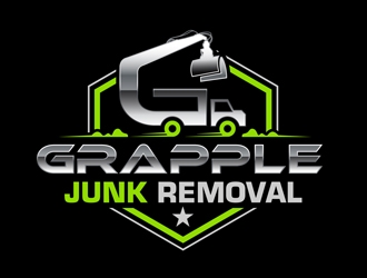 grapple junk removal logo design by DreamLogoDesign