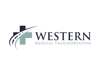 Western Medical Transportation logo design by alby