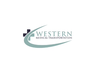 Western Medical Transportation logo design by johana