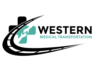 Western Medical Transportation logo design by aldesign