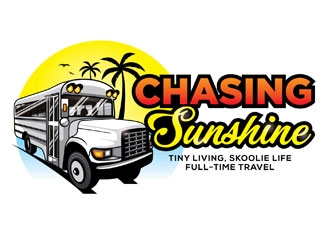 Chasing Sunshine logo design by shere