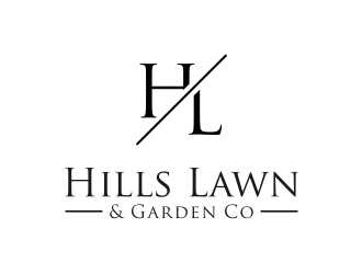 HILLS LAWN & GARDEN CO. logo design by Landung