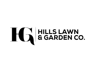 HILLS LAWN & GARDEN CO. logo design by HubbyTama