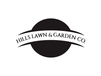HILLS LAWN & GARDEN CO. logo design by Greenlight