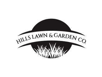 HILLS LAWN & GARDEN CO. logo design by Greenlight