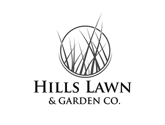 HILLS LAWN & GARDEN CO. logo design by SteveQ
