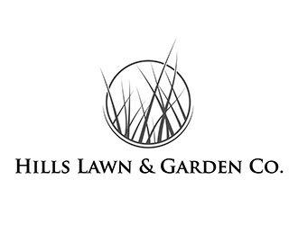 HILLS LAWN & GARDEN CO. logo design by SteveQ