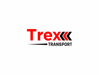 Trex Transport logo design by haidar