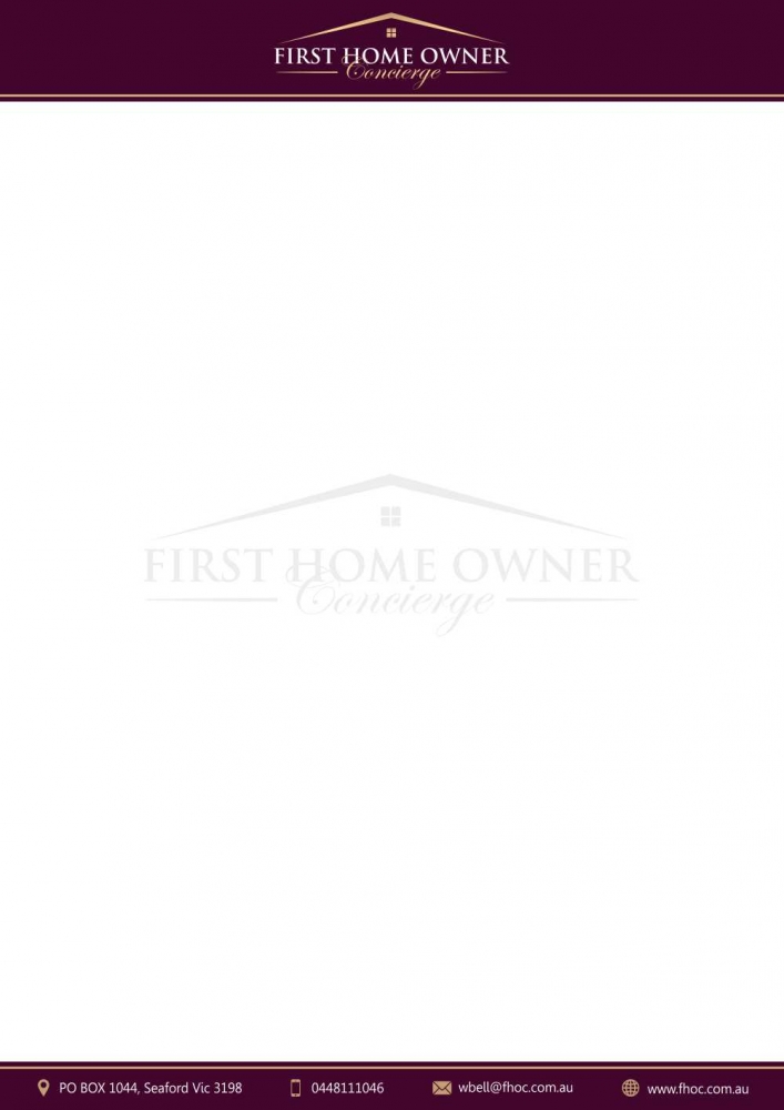 First Home Owner Concierge logo design by ManishKoli