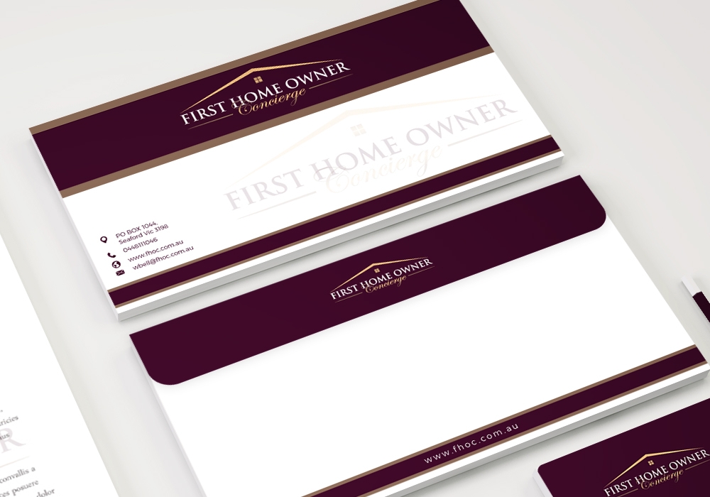 First Home Owner Concierge logo design by Gelotine