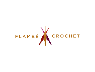 Flambé Crochet logo design by FloVal