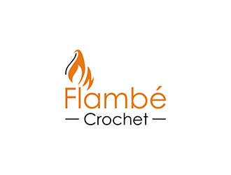 Flambé Crochet logo design by checx