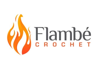 Flambé Crochet logo design by frontrunner