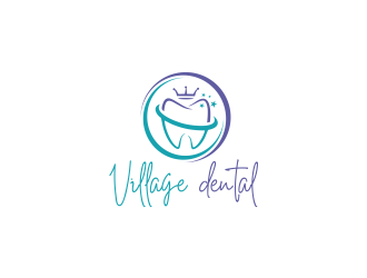 Village dental  logo design by giphone