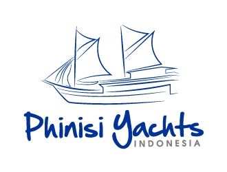 Phinisi Yachts Indonesia logo design by ElonStark