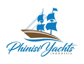 Phinisi Yachts Indonesia logo design by daywalker