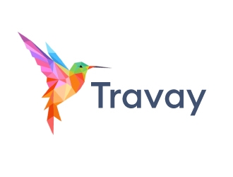 travay logo design by nehel