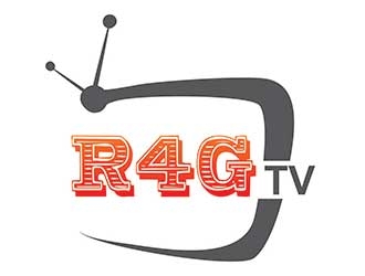 R4G.TV logo design by ManishKoli