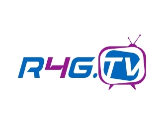 R4G.TV logo design by logoviral