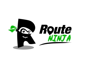 Route Ninja logo design by amar_mboiss