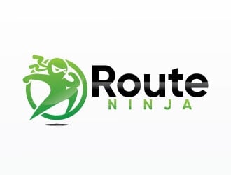 Route Ninja logo design by Erasedink