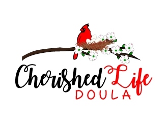 Cherished Life Doula logo design by KDesigns