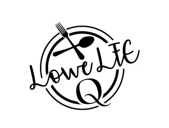 Lowe LFE Q or BBQ logo design by harshikagraphics