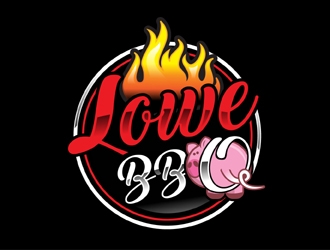 Lowe LFE Q or BBQ logo design by MAXR