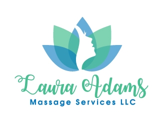 Laura Adams Massage Services llc logo design by ElonStark