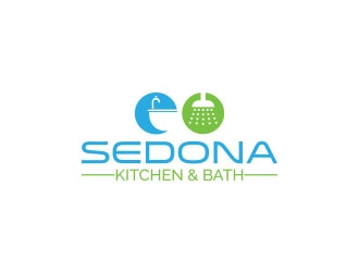 Sedona Kitchen & Bath logo design by JackPayne