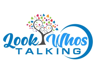 Look Whos Talking logo design by fawadyk
