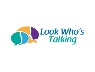 Look Whos Talking logo design by jaize