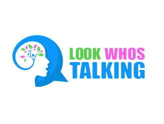 Look Whos Talking logo design by schiena