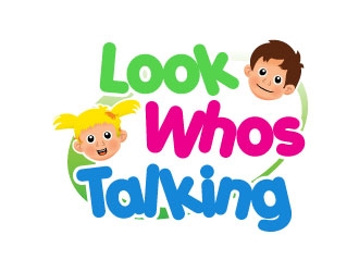 Look Whos Talking logo design by KDesigns