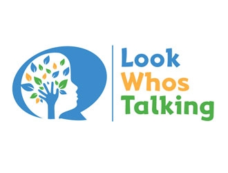 Look Whos Talking logo design by shere