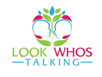Look Whos Talking logo design by shere