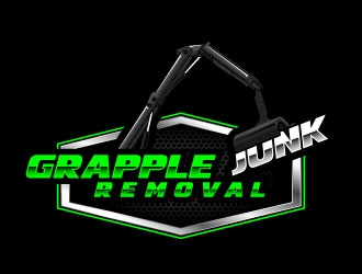 grapple junk removal logo design by daywalker