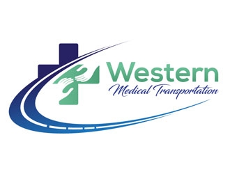 Western Medical Transportation logo design by LogoInvent